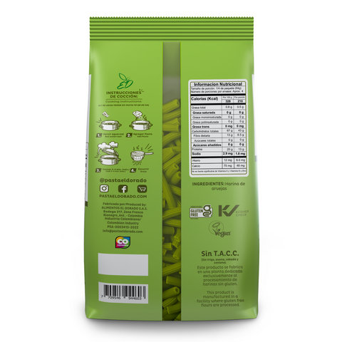 Pasta sedanini de Arvejas (250 g)