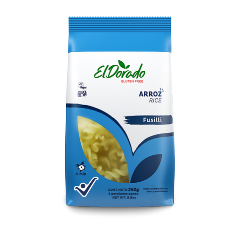 Pasta de arroz fusilli (250 g)