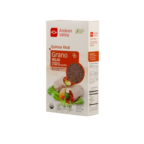 Grano de quinoa real rojo (300 g)