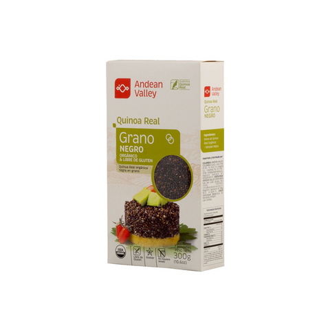 Grano de quinoa real negro (300 g)